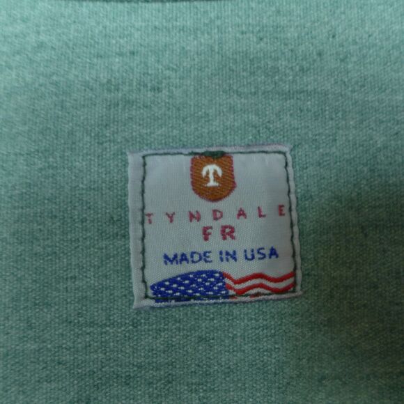 Tyndale Men's FRMC Rustic FR Button Down Work Shirt Men's Size 2XL Green Shirt - Picture 10 of 11